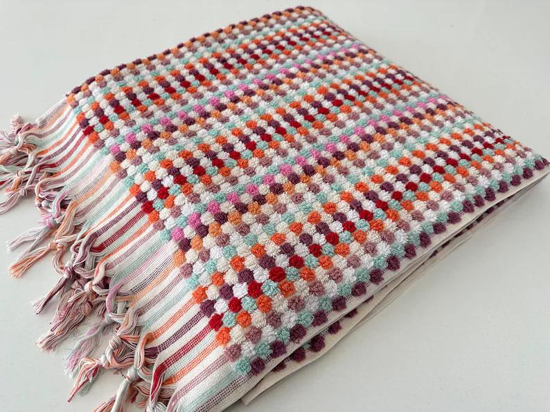 KARATEZGAH DOKUMASI EL VE YÜZ HAVLUSU 3